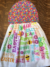 Load image into Gallery viewer, Easter and Spring words Hanging Towel
